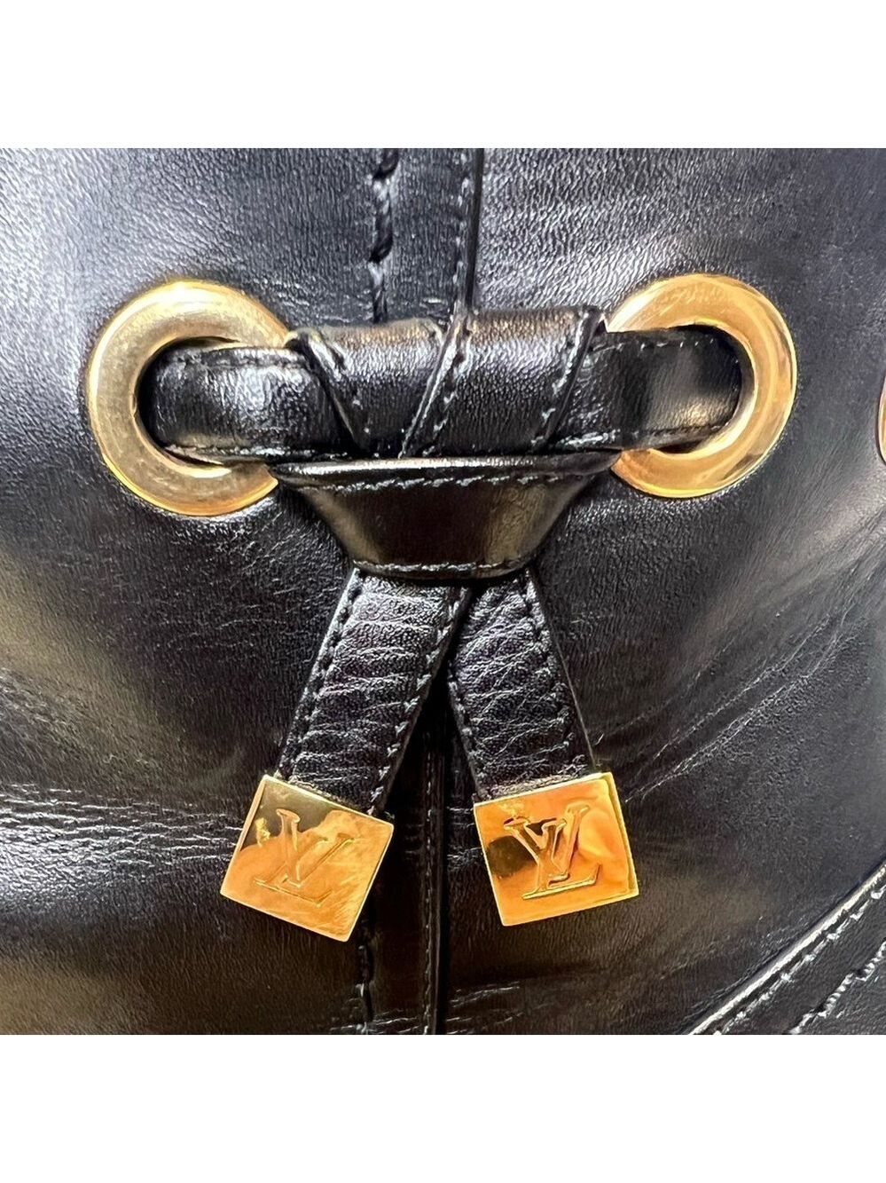 ❤️ LOUIS VUITTON🌷HOST PICK🌷LEATHER ANKLE BOOTS BLACK 6.5 (36.5) - Picture 12 of 16